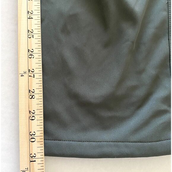 Fleece Lined Green Utility Cargo Pants Drawstring Pockets Wintercore Sz L (14) - Picture 7 of 10